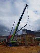 500吨吊车吊装安装桥梁案例